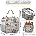 thumbnail image 5 of Pioneer Flower Floral Print Pattern Womens Lunch Box for Work,Insulated Large Lunch Bag for Tween and Teen,Loncheras Para Mujer,Leakproof Adult Lunch Bag for Work,Beach,Travel,Picnic,Camping, 5 of 7
