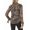 thumbnail image 2 of CeCe womens  Regular Fit Blouse, XL, Black, 2 of 3
