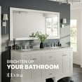 thumbnail image 4 of Eviva Aberdeen 60" White Framed Bathroom Wall Mirror, 4 of 7