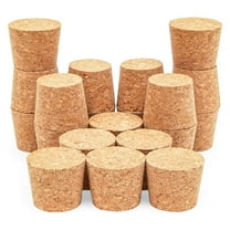 20 Pack Size 16 Large Tapered Corks for Crafts, DIY Art Projects, Stoppers for Wine, Beer Bottles (1.34 x 1 x 1.1 In)