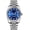 Blue, variant on Men's Classic Design Analog Quartz Watches Fashion Business Watch Stainless Steel Waterproof Date Casual Wrist Watch for Men