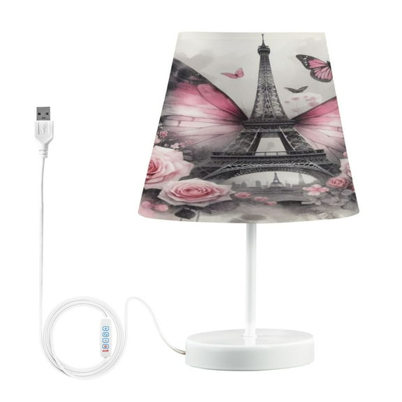 BZSMCE Table Lamp Creative Eiffel Dreams Pattern Simple Pattern Night Light
