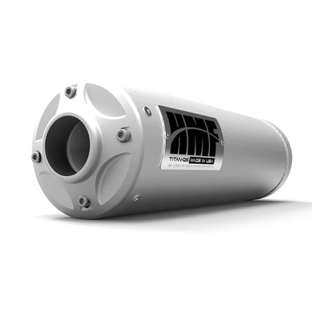 HMF Muffler Honda Foreman Rubicon 500 01-14 Stainless Titan-QS Slip On Exhaust