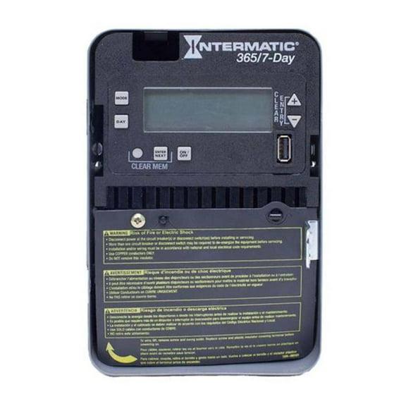 Intermatic Electronic Timer,7/365 Days,20A ET2715C