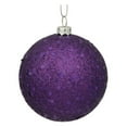 thumbnail image 1 of Vickerman 6" Purple Sequin Ball Drilled 4/Bag Ball Ornament, 1 of 2