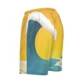 thumbnail image 5 of Men's Pajama Bottoms Athletic Shorts For Men Casual Cotton A Huge Ocean Waves and Sand, 5 of 7