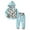 Blue, variant on LYMAYTER Baby Boys Girls Long Sleeves Outfit 2PCS Infant Printed Hooded Sweatshirt Tops Spring Fall Pants Set for 3 Months-2 Years