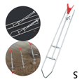 thumbnail image 3 of Soporte de caña de pescar de metal, ajustable, tubo sólido, equipo de aparejos, herramienta 38cm, 3 of 9