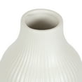 thumbnail image 5 of Better Homes & Gardens Ribbed Ceramic Vase, 8.5", Cream, 5 of 11