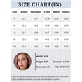 thumbnail image 6 of INSPIRE CHIC Women's Denim Peplum Jacket Casual Button Down Long Sleeve with Pockets Stretchy Ruffle Jean Jackets M Blue, 6 of 6