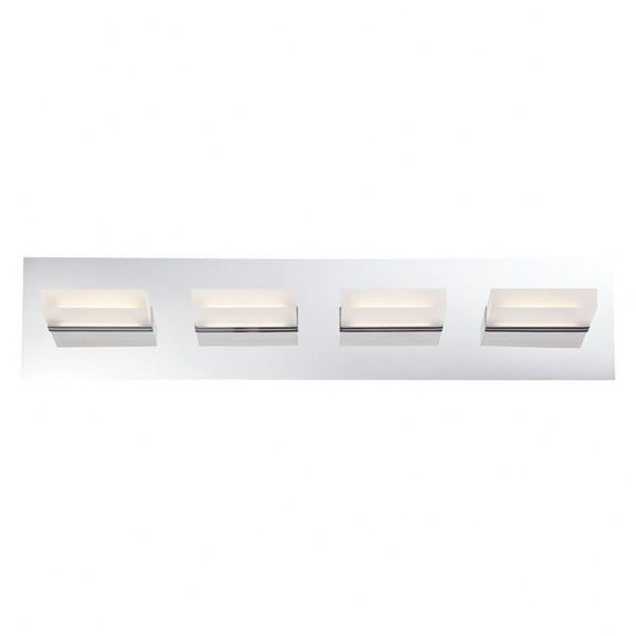 24 inch 20W 4 Led Bath Bar-Chrome Finish Bailey Street Home 79-Bel-1862897