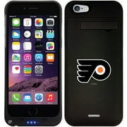 Angle View: Philadelphia Flyers Primary logo Design on Apple iPhone 6 Battery Case by Coveroo