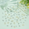 thumbnail image 5 of 180 Pcs 304 Stainless Steel Open Oval Jump Rings 3 Styles Open Jump Rings Open Connectors Circle DIY Jewelry Findings for Choker Necklaces Bracelet Making diy, 5 of 6