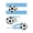 D, variant on Fan Stickers: National Soccer Temporary For Sports Events Easy To Apply -France