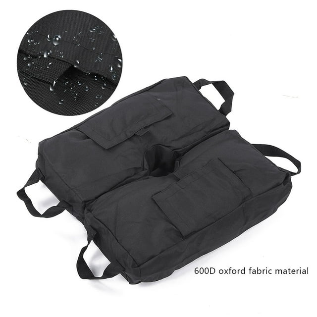 Sac de Sable pour Support de Baldaquin, Design à Crochets et Boucles, Sac de Sable Fixe pour Balcon