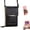 black, variant on Women's Touchscreen Crossbody Phone Purse,PU Leather Crossbody Phone Purse,RFID Blocking Small Mobile Phone Purse Wallet