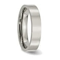 thumbnail image 4 of Gem & Harmony Ladies or Mens Chisel Titanium 5mm Comfort Fit Wedding Band Ring for Men, 4 of 7