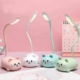 thumbnail image 5 of Cartoon Cute Pet Animal Bear Pig Cat Dog USB Recharge Lamp Night Eye Protection LED White Warm Battery Desk Table Lig Child, 5 of 5
