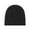 Black, variant on Casual Warm Thick Woolen Knitted Earmuff Hat, Beige, A, 1 Count