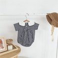 thumbnail image 2 of Ketyyh-chn99 Baby Girls Bodysuits Infant Baby Football Outfits Jumpsuit Long Sleeve Romper Fall Clothes Black,3-6 Months, 2 of 5