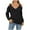 Black-Sweater, variant on Qetyuw Cable Knitted Sweater for Women Off Shoulder V Neck Long Sleeve Pullover Jumpers Solid Color Open Back Casual Sweaters