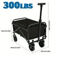 thumbnail image 3 of Brandon Super Garden Wagon, 300-450lbs Capacity, Heavy-Duty with All Terrain Wheels, 3 of 7
