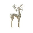 thumbnail image 1 of Xihbxyly Adorno Navideño de Cervatillo, Diseño de Reno Brillante, Decoración para Árbol Festivo, Decoración Navideña para El Hogar y La Oficina, Opciones En Plata, Rojo y Dorado, Tamaño de 18 Cm, Rec, 1 of 1