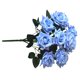 thumbnail image 3 of Worallymy ramo de rosas artificiales de 12 cabezas ramo de flores de simulación fiesta de boda decoración Floral falsa rosa Worallymy JD735804916, 3 of 7