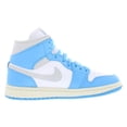 thumbnail image 2 of Women's Jordan 1 Mid Dark Powder Blue/Neutral Grey (BQ6472 400) - 9, 2 of 5
