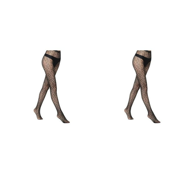 Minnieouse Medias negras Sexy Varios patrones Aniversario Red de malla misteriosa Medias de disfraces Ropa de mujer Panty-hose 6028 Type2 NO2