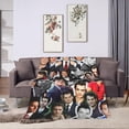 thumbnail image 4 of Henry Cavill Blanket Soft and Comfortable Warm Fleece Throw Blankets Carpet Rug Decoration Gift for Decor Room Dormitory Picnic Yoga Sofa Camping Travel All Season, 4 of 6