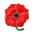 thumbnail image 3 of Broches Flores Con Clip Solapa Metal para El Día Del Recuerdo (E) Rojo, 3 of 4