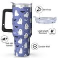 thumbnail image 2 of 40oz Halloween Stainless Steel Travel Mug, Insulated Tumbler with Handle & Straw for Fall Drinks, 2 of 7