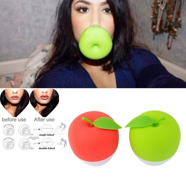 Practical Safe Silicone Women Lip Plumper Enhancer Lovely Fruit