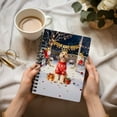 thumbnail image 3 of Happy New Year 2026 Afghan Hound Holiday Balloons Party Snow Spiral Bound Journal Dog Lover 5x7in Spiral Notebook - 13018, 3 of 5