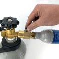 thumbnail image 4 of Adaptador de botella de refresco doméstico de latón Adaptador de recarga de cilindro de CO2 CO2, 4 of 8