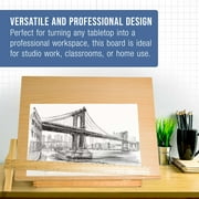 US Art Supply Extra Large Adjustable Wood Artist Drawing & Sketching Board