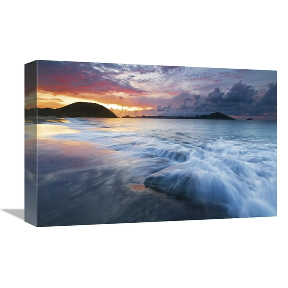 Global Gallery's 'Fire and Ice' By Katherine Gendreau Stretched Canvas Wall Art