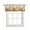 Orange Beige, variant on Thanksgiving Pumpkins Kitchen Valances for Windows Farmhouse Linen Window Valance Curtain for Living Room Window Treatment Fall Maple Leaves Rustic Vintage Valance Rod Pocket Topper, 42 x 12 Inch