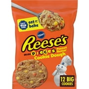Pillsbury Ready to Bake Cookie Dough, REESE'S MINI PIECES Peanut Butter, 16 oz