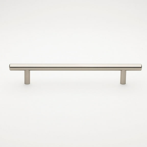 GlideRite 6-5/16 in. Center Solid Thick Cabinet Bar Pulls, Stainless Steel, Pack of 25