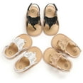 thumbnail image 3 of Infant Baby Girls Summer Sandals with Flower Soft Sole Newborn Toddler First Walker Crib Dress Shoes, 3 of 7
