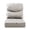 Beige, variant on Opohoro Outdoor Deep Seat Cushion Set, 24"x24"x6", UV Resistant & Water Resistant Comfortable Furniture Cushions for Patio Sofa, Chair, Loveseat