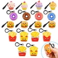 thumbnail image 1 of JOYIN 18 Packs Huevos de Pascua Precargados con Comida Rápida Aumento Lento Alivio del Estrés Juguetes Blandos Llavero para La Fiesta de los Niños de Pascua Favorece Los Suministros, Caza de Huevos de, 1 of 2