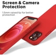 thumbnail image 4 of Xpression Cover for Apple iPhone 14 Plus 6.7" Slim Fit Hybrid Silicone Soft Gel Rubber TPU Full Body Protection Shockproof Protective Phone Case - Red, 4 of 8