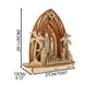thumbnail image 3 of Fiudx Belén de Madera, Decoración Navideña, Artesanía Religiosa Duradera, Mensaje Navideño de Paz, Ideal para El Hogar y La Familia, Regalo de Navidad, 18 X 9,8 X 22 Cm., 3 of 7