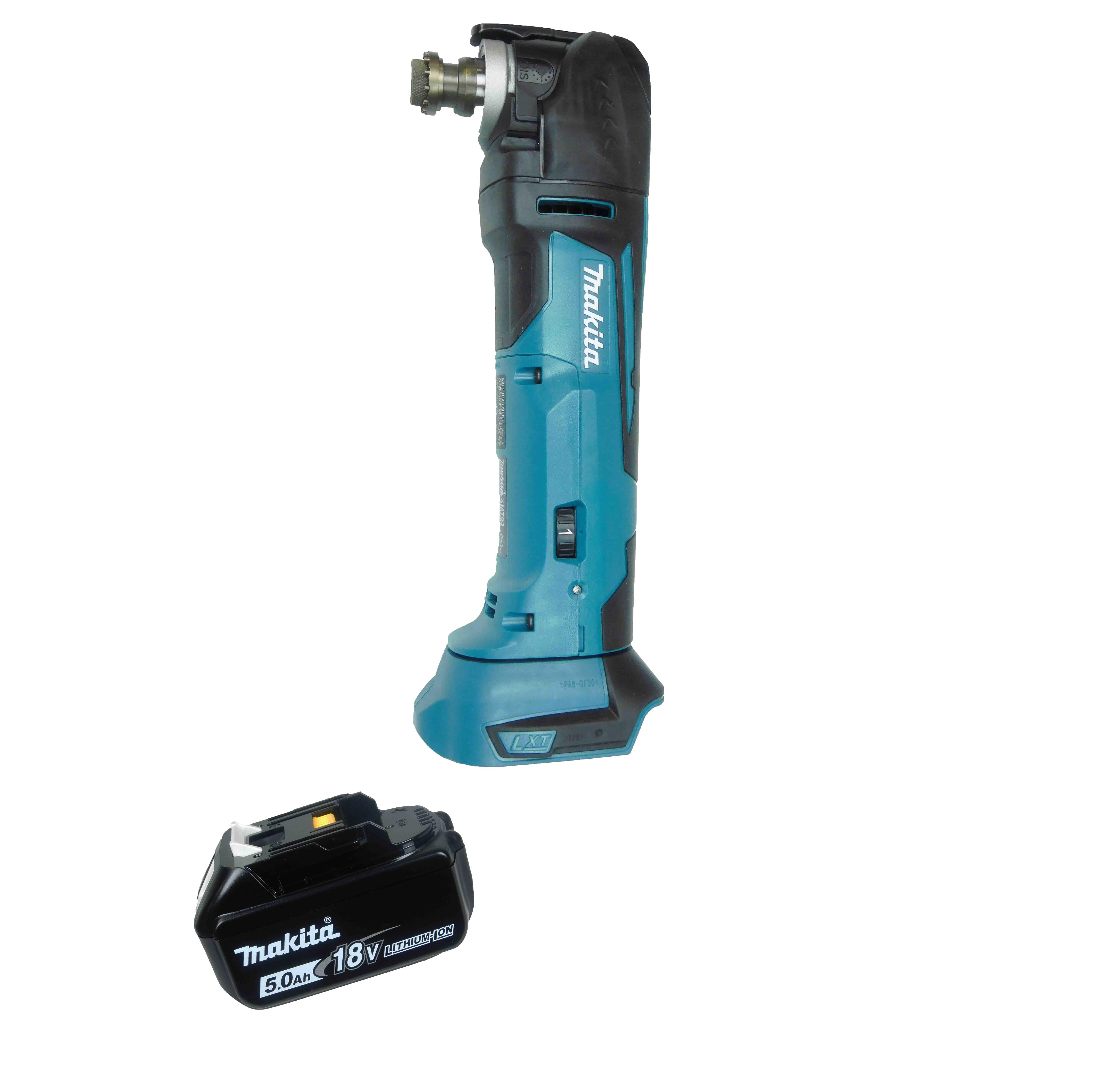 Makita XMT03Z 18V LXT Cordless Multi Tool Kit with 5.0Ah Battery 