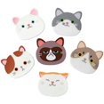 thumbnail image 2 of Lot de 6 sous-Verres Mignons pour Chat Tapis Multifonctionnels, 2 of 4