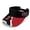 American Flag Pattern, variant on HELLHERO Fear The Roar Sun Visor Hat, Empty Top Design Sports Visor Hat Polyester Fabric Lightweight Comfortable Sun Visor Cap for Tennis