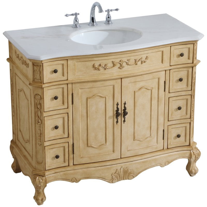Faucets SOLD OUT Double Vessel Elegant Don’t buy Antique Bathroom Vanity,Mother of Pearl Tile